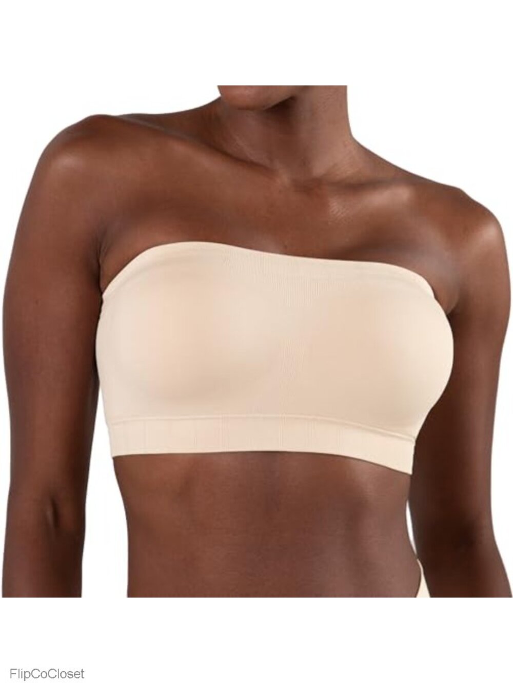 Wireless Strapless Bandeau Bra with Removable Straps Seamless Tube Top